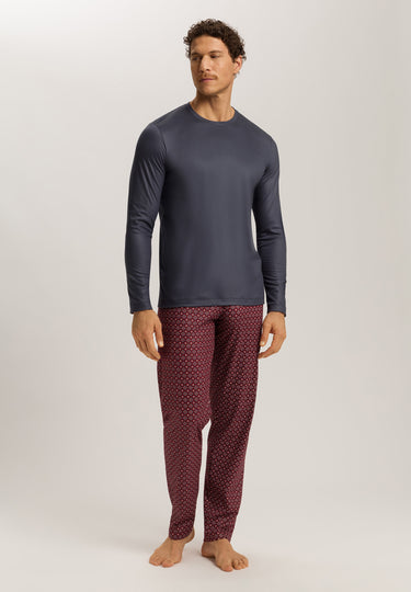 Night And Day Cotton Pajama Set | Red Gems Print 75111-3036